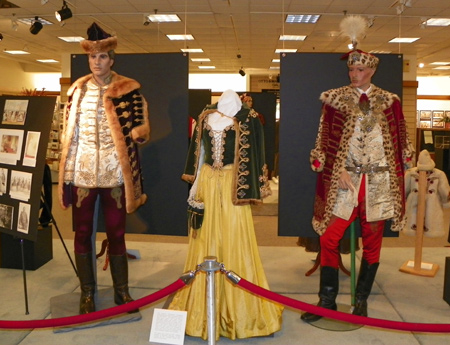 Traditional Hungarian costumes in the Hungarian Heritage Museum in Cleveland Ohio USA